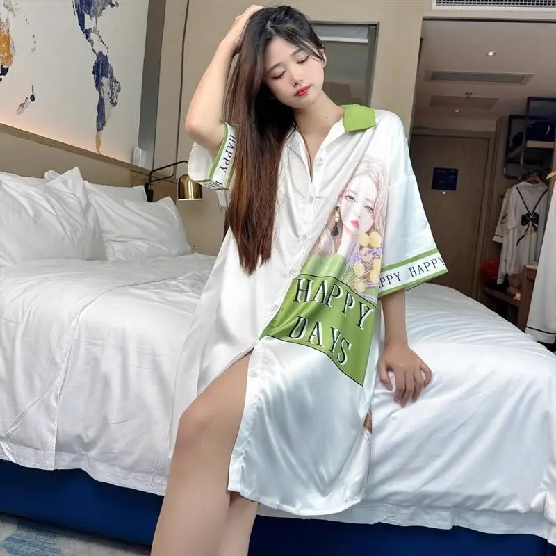 Женская шелковая пижама