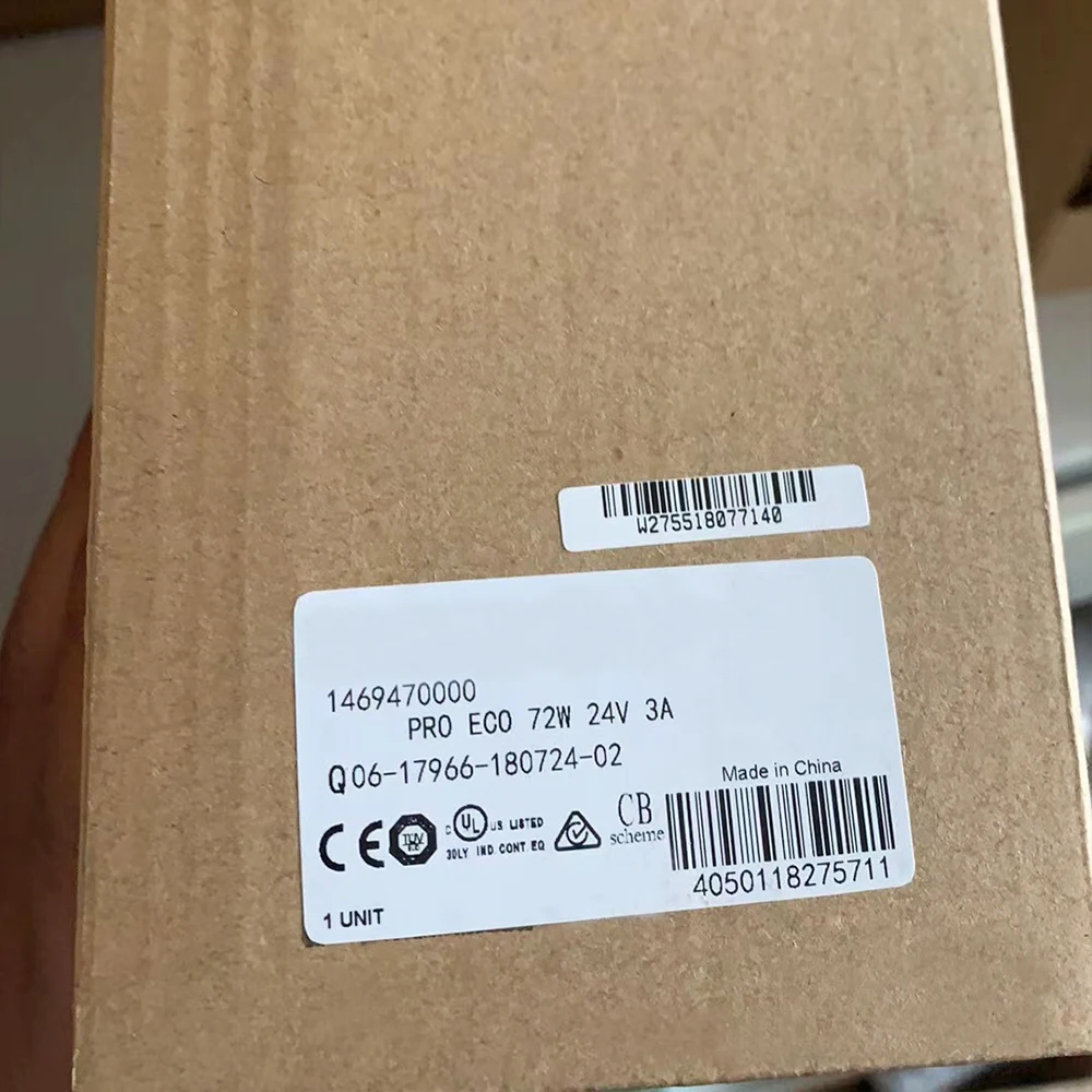 1469470000 для Weidmuller PRO ECO 72 Вт 24 В 3 А Блок питания с переключателем режима 24 В 1469470000 для Weidmuller PRO ECO 72 Вт 24 В 3 А Блок питания с переключателем режима 24 В