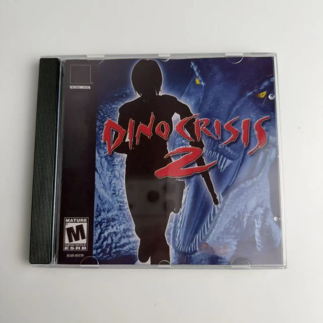 Фото Высококачественный репродукционный диск для Sony PS1: Dino Crisis 2 (версия для США с вибрацией, без инструкции) №1