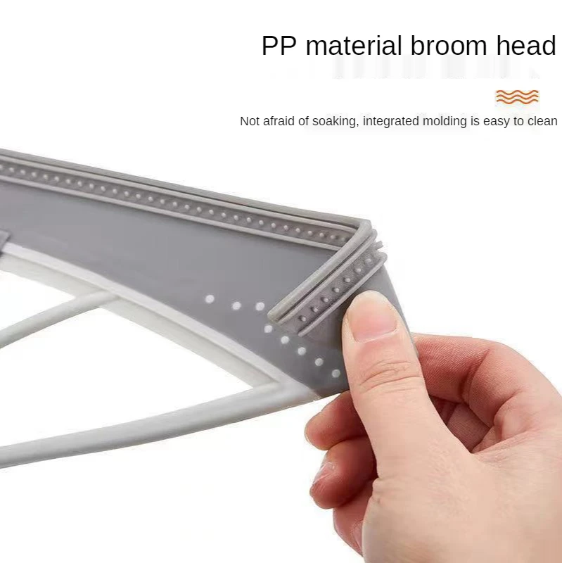 Резиновая щетка с ручным нажимом Швабра Волшебная скребок для мытья пола