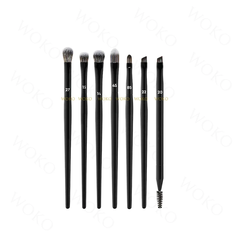 

Профессиональная серия для макияжа, искусственные тени для век, сгибание, консилер, кисть для бровей, ресниц, двойная кисть, набор кистей для...