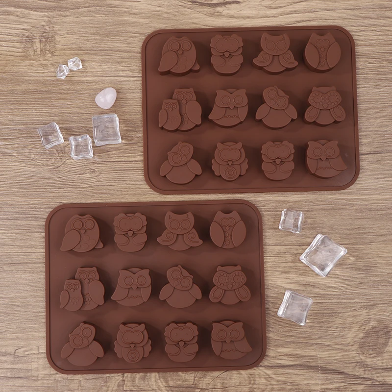 12 вариаций в форме совы стандартные формы антипригарный инструмент для выпечки