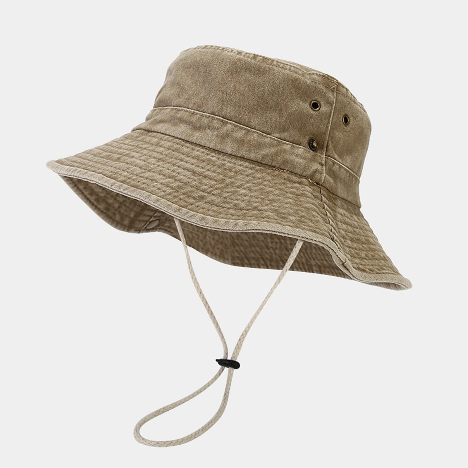 

Mesh Fisherman Hat Beach Sunscreen Cap Summer Men Bucket Hat Outdoor UV Protection Wide Brim Panama Safari Hunting Hiking Hat
