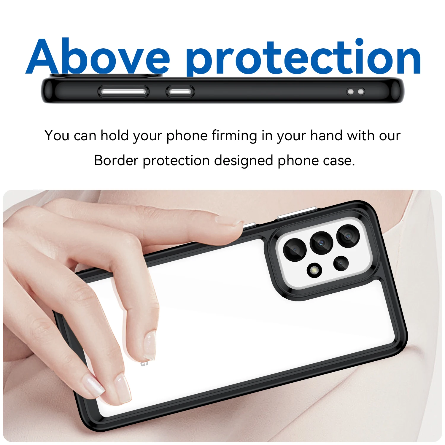 For Samsung Galaxy A33 Clear Case For Samsung Galaxy A33 A53 A73 Cover Funda Hard Translucent Phone Bumper For Samsung A33