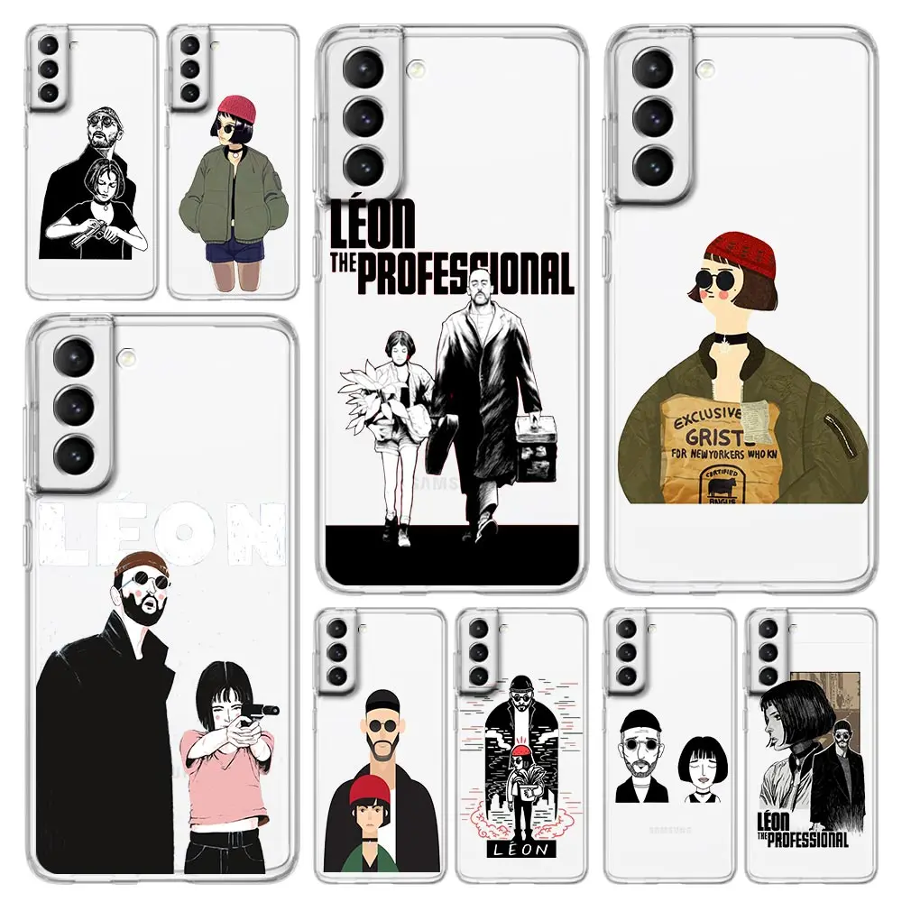 

Мультяшный чехол для телефона Killer-L-Leon-дядя девушки для Samsung Galaxy S22 S20 FE S21 Ultra 5G S10 S10E S9 S8 Plus Note 10 20, мягкий чехол