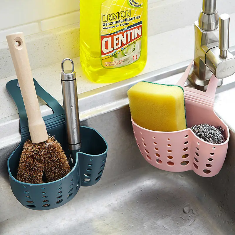 

Draining Basket Plastic for Kitchen Sink Hanging Storage Basket Kitchen Utensils Kitchenware Storage Draining Rack