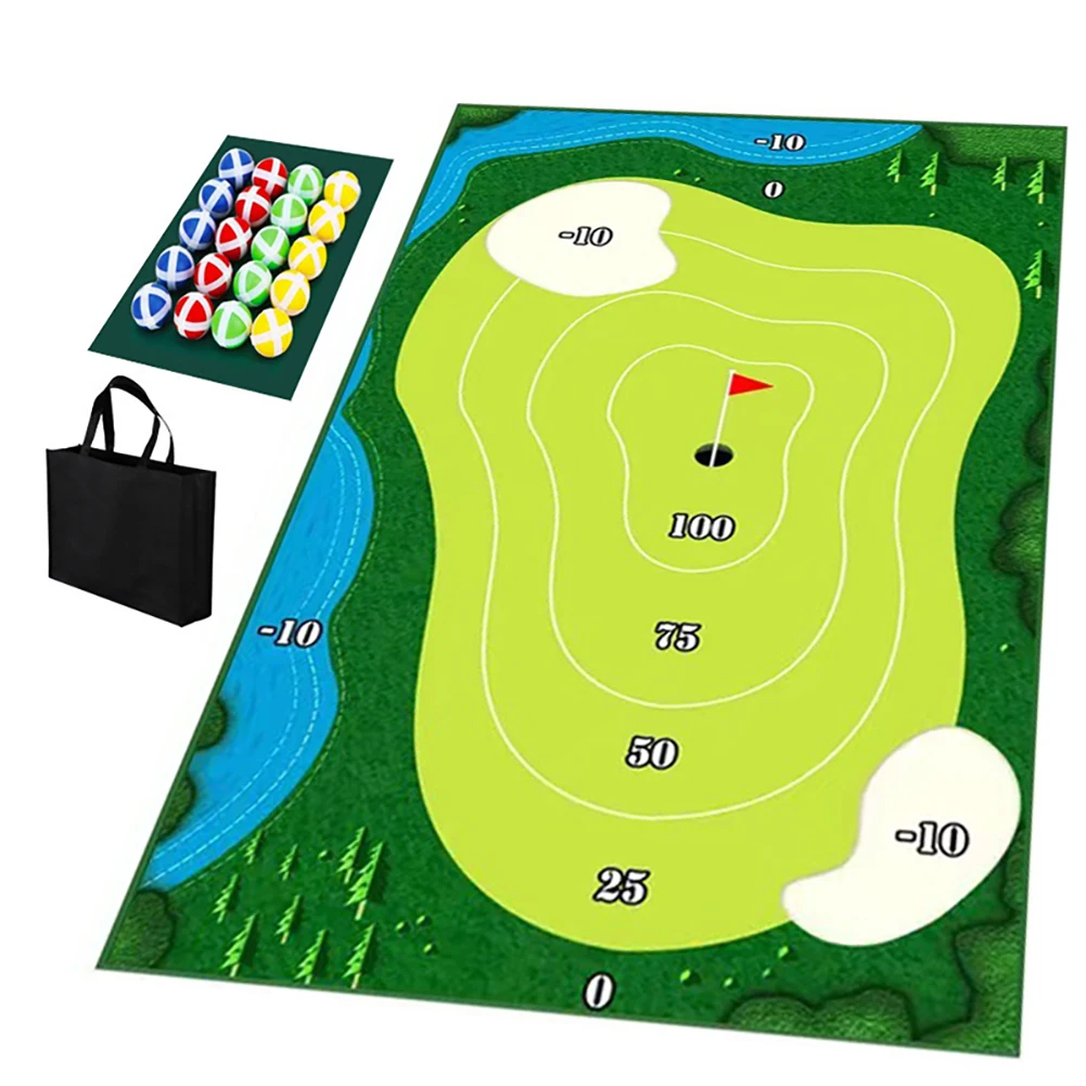 

Golf Putting Indoor Set Travel Companion Golf Training Aid Equipment Easy Storage Parent-child Interactive Outdoor Toys