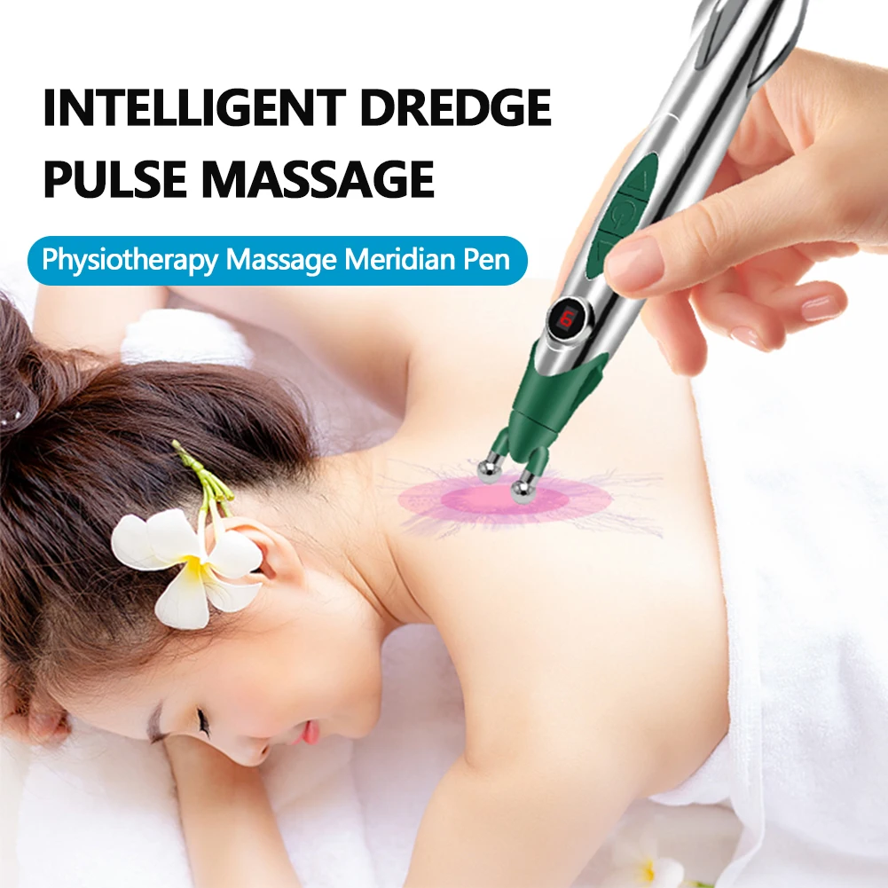 

Electronic Acupuncture Pen Point Detector Electric Massager Trigger Point Massager Self Massage Tool Electric Acupuncture Pen