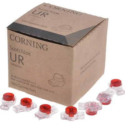 100% Original CORNING Connector UY UY2 UR UB2A K1 K2 K3 K4 Network cable telephone line terminal block single double blade 20pcs
