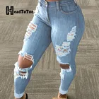 Рваные дизайнерские узкие джинсовые брюки-карандаш с бахромой, модные женские повседневные джинсы, уличная одежда
