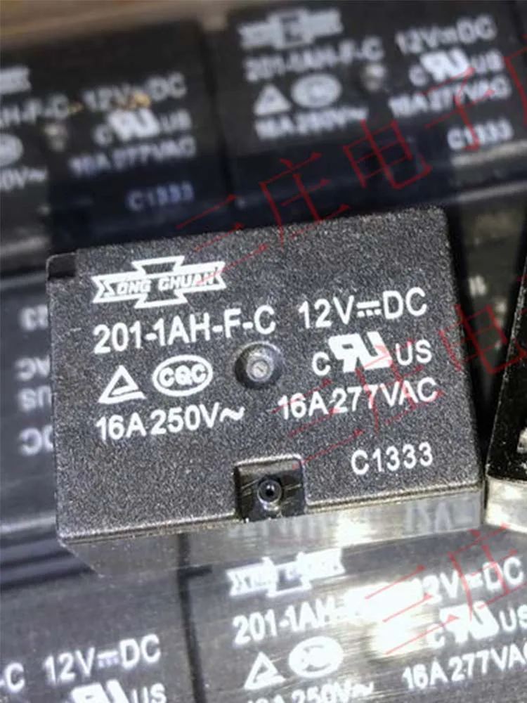 

Реле 12 В 201-1AH-F-C 12 В постоянного тока 16 А 4 контакта