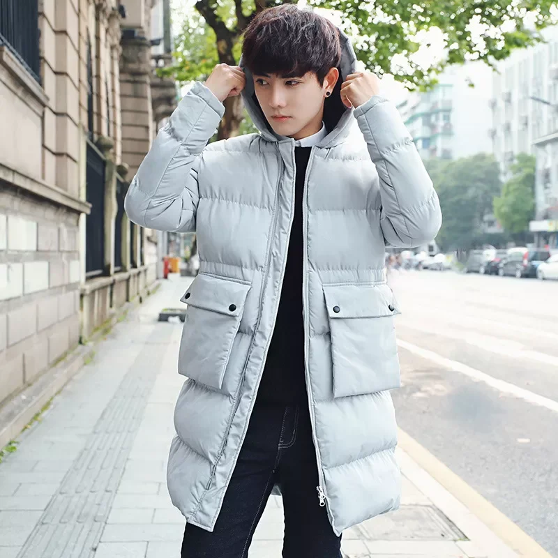 Medium and Long Style Coats Overcoat for Male Casual Outer Wear Clothing Garment 2022 Brand Winter Men's Jackets