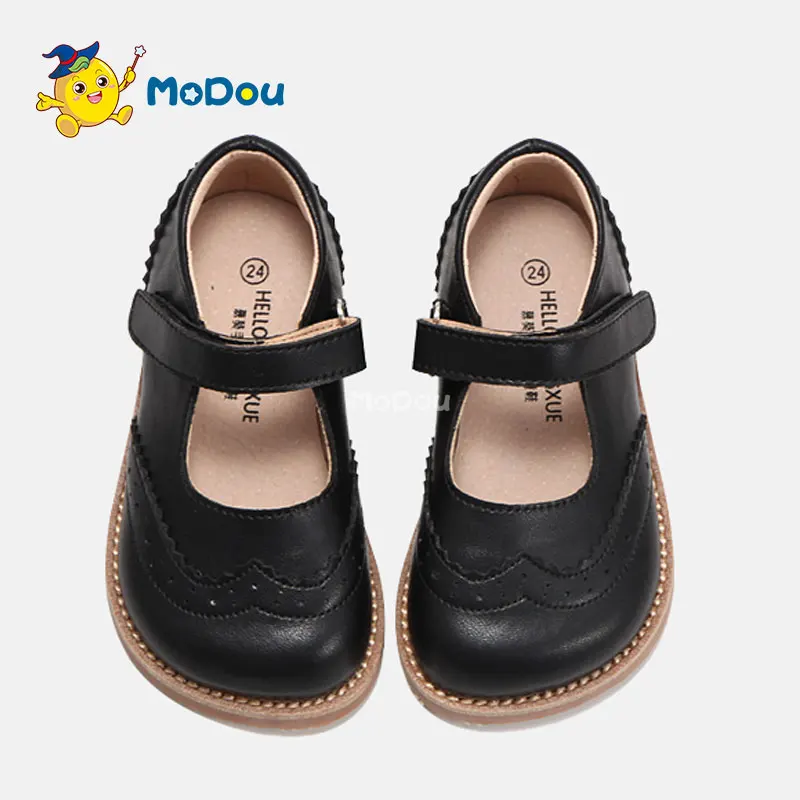 

Босоножки на липучке Mo Dou, однотонные и устойчивые износостойкие сандалии с резиновой подошвой, на липучке, в Корейском стиле, лето 2022