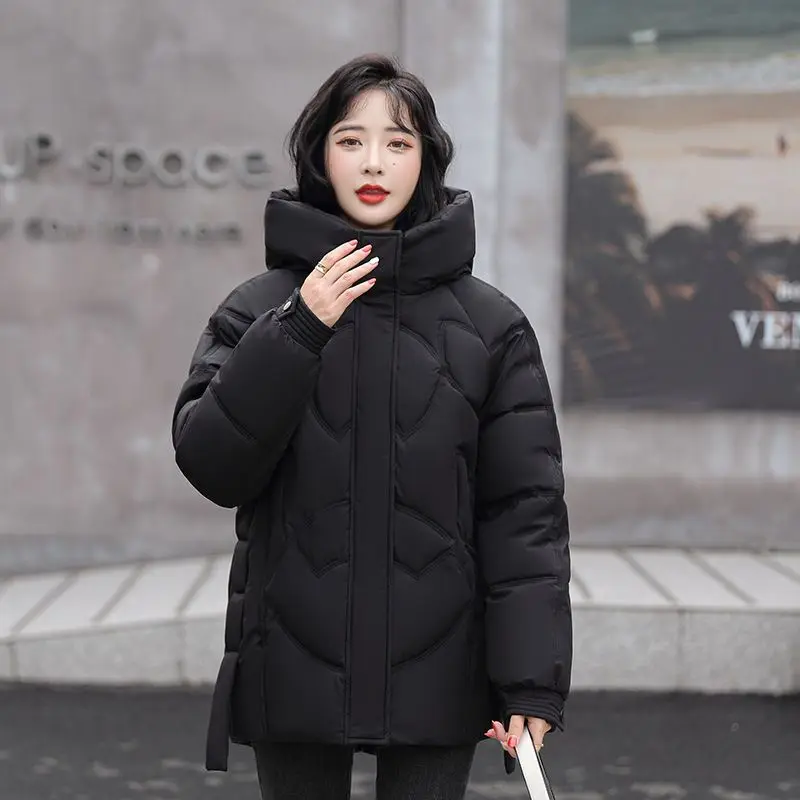 Winter Women's Cold Coat Jackets Parkas Super Hot Coats Hooded Cotton Padded Jacket Fashion Snow Coat Loose New
