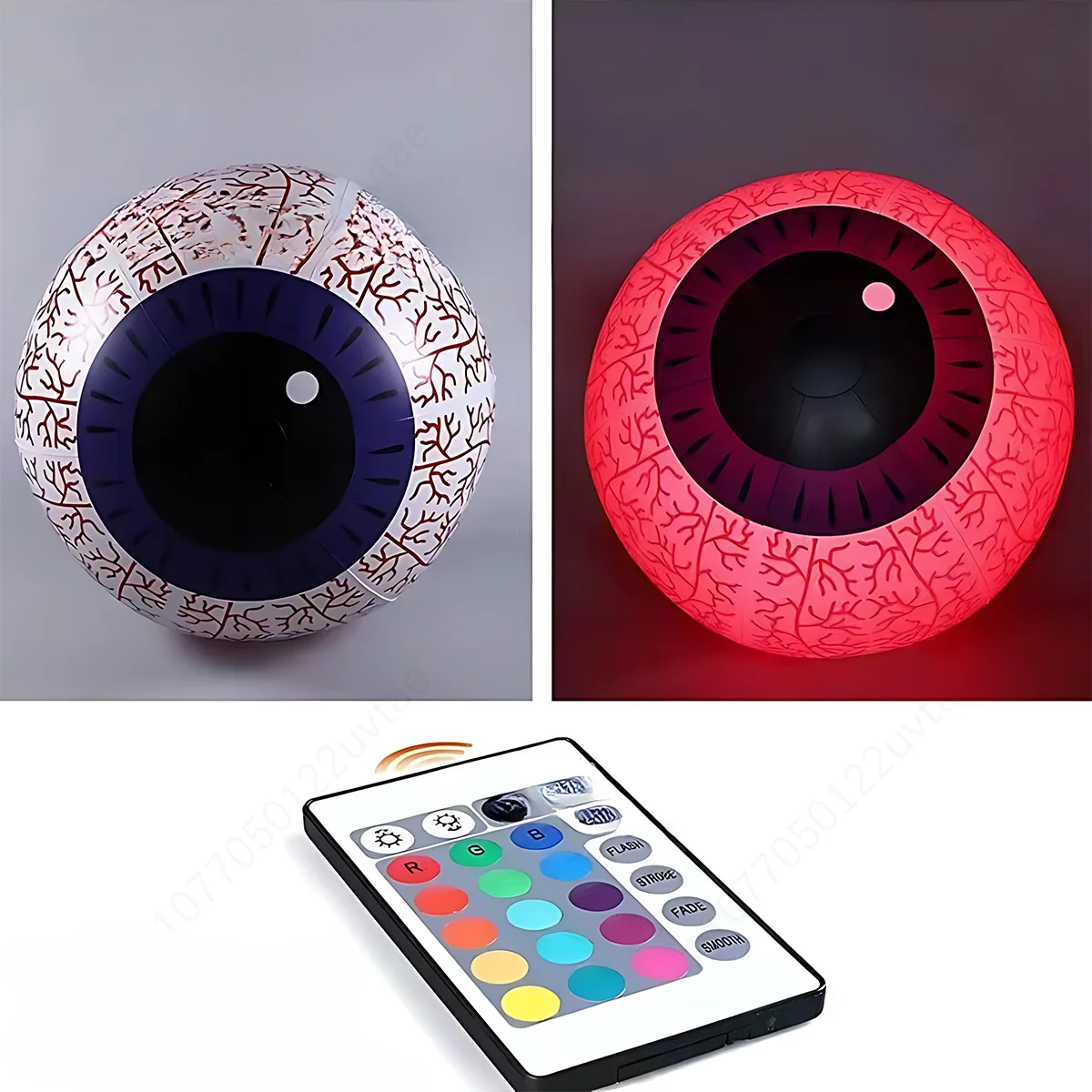 Меняющие Цвет Надувные Шарики Для Глаз Украшение На Хэллоуин Декор Двора