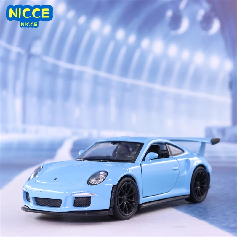 

WELLY 1:36 Scale 2016 Porsche 911 GT3 RS Sports Car Pull Back Car Model Car Metal Alloy Toy Car for Kid Gifts Collection B58