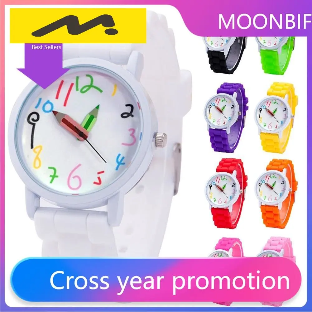 

Children Wrist Watches intelligent digital Fashion Kids Watches Pencil pointer Quartz Boys Girl's Students All-Match Watch