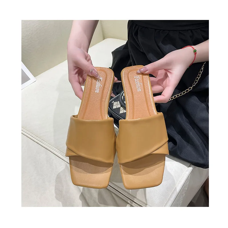 Wholesale Ladies Sandals Female Slides Slippers Flats