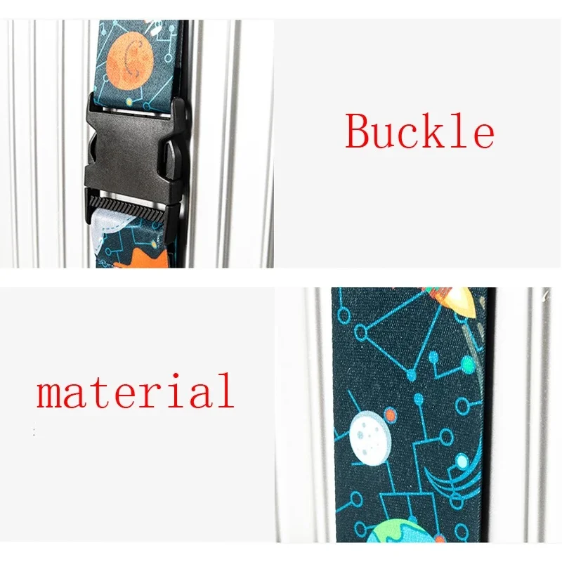 Travel Necessary Luggage Straps Password Customs Lock Adjustable Cross Belt Suitcase Band Baggage Suitcase Rope Tape Accessories