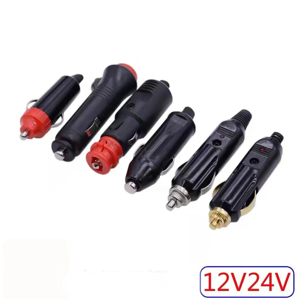 1 PCs 12/24V Cigarette Lighter Socket, Cigarette Lighter Plug with Fuse, Cigarette Lighter Plug, LED Indicator 1 PCs 12/24V Cigarette Lighter Socket, Cigarette Lighter Plug with Fuse, Cigarette Lighter Plug, LED Indicator