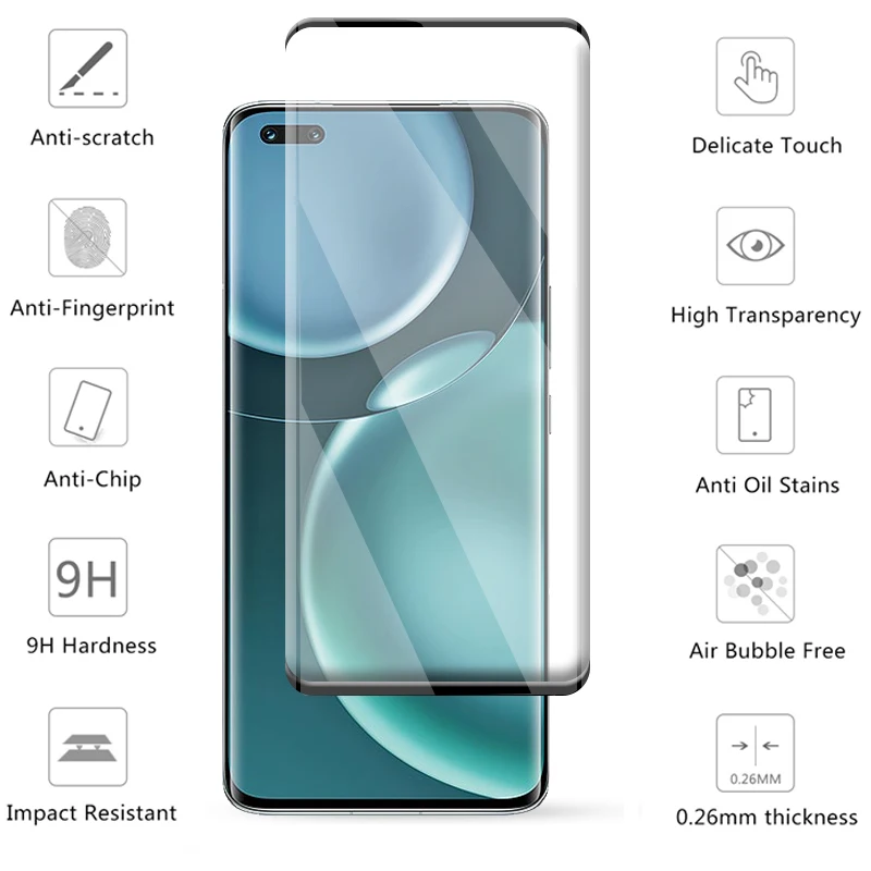 4-в-1 для Honor Magic 4 Pro стекло Стекло 9H Полноэкранный протектор Huawei пленка объектива -