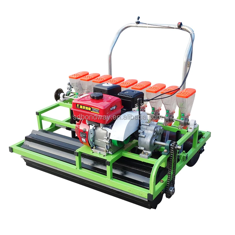 

Gasoline self - propelled vegetable seeder hand - pushed multi - function seeder rapeseed on - demand seeder