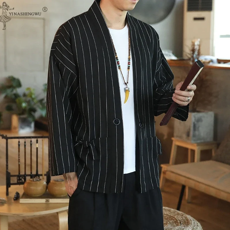 Японское кимоно, кардиган, традиционное юката, модное хлопковое кимоно ...