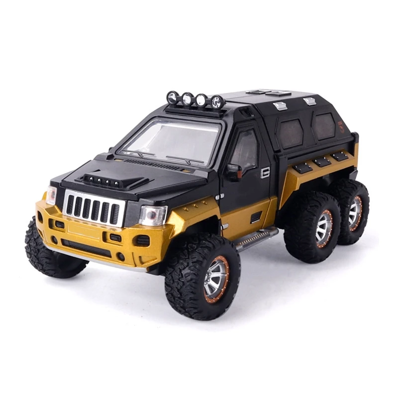 

Alloy Die-Cast Model Vehicle 1/24 Full Scaled Vintage Armored Car Interactive Toy Vehicle Gift for Boys Girls Xmas Gift New