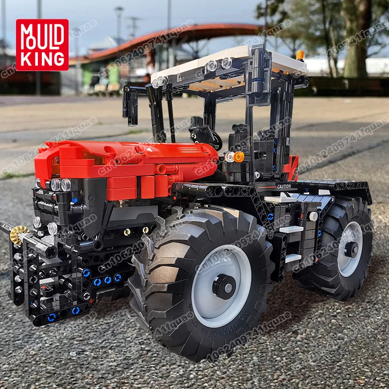 MOULDKING 7020 винтажный подарок Обучающие игрушки для мальчиков трактор Fastrac 4000er серия с кубиками RC подарки для детей хобби