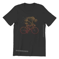 bicycle skull ride like hell tshirts mountain bike mtb cycling printing clothing leisure men t shirts men tshirt clothing