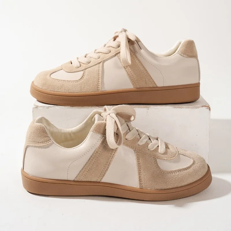 Лидер продаж 2024 женская обувь вулканизированная на шнуровке спереди модная для