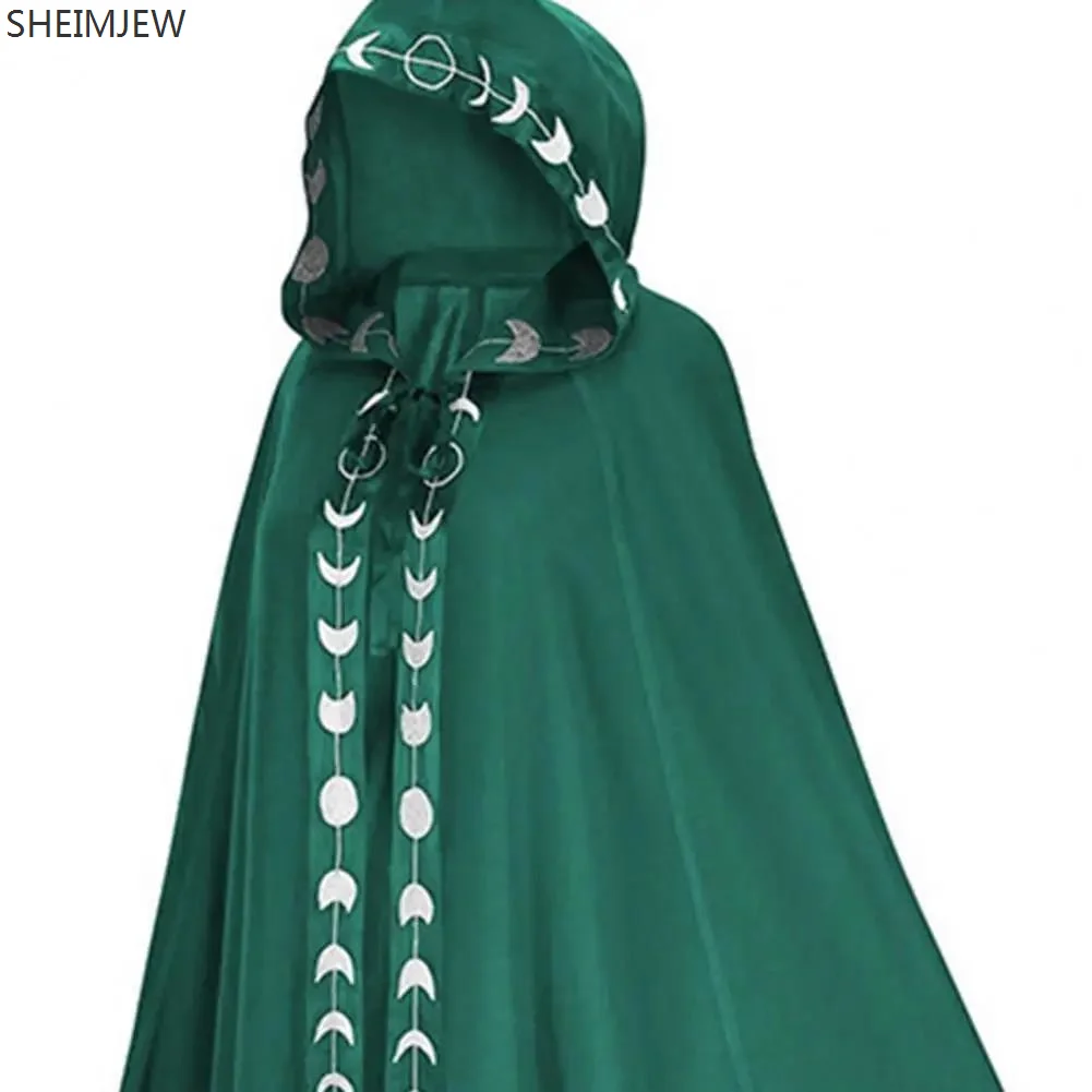 IOOTIANY Плащ с принтом Луны полиэстер унисекс