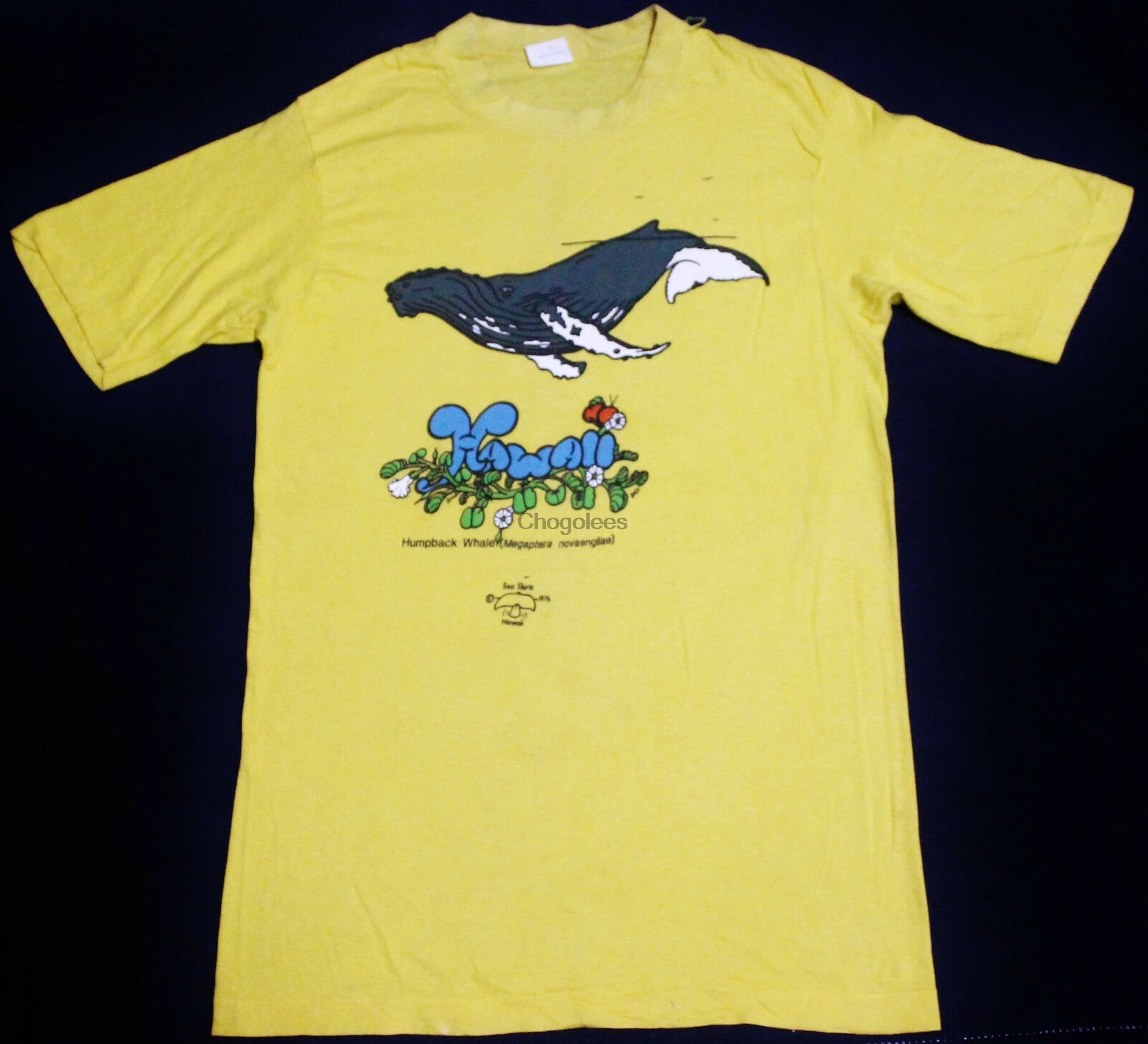 Винтажная 70 1976 морская рубашка гавайская живописная футболка для серфинга BELTON