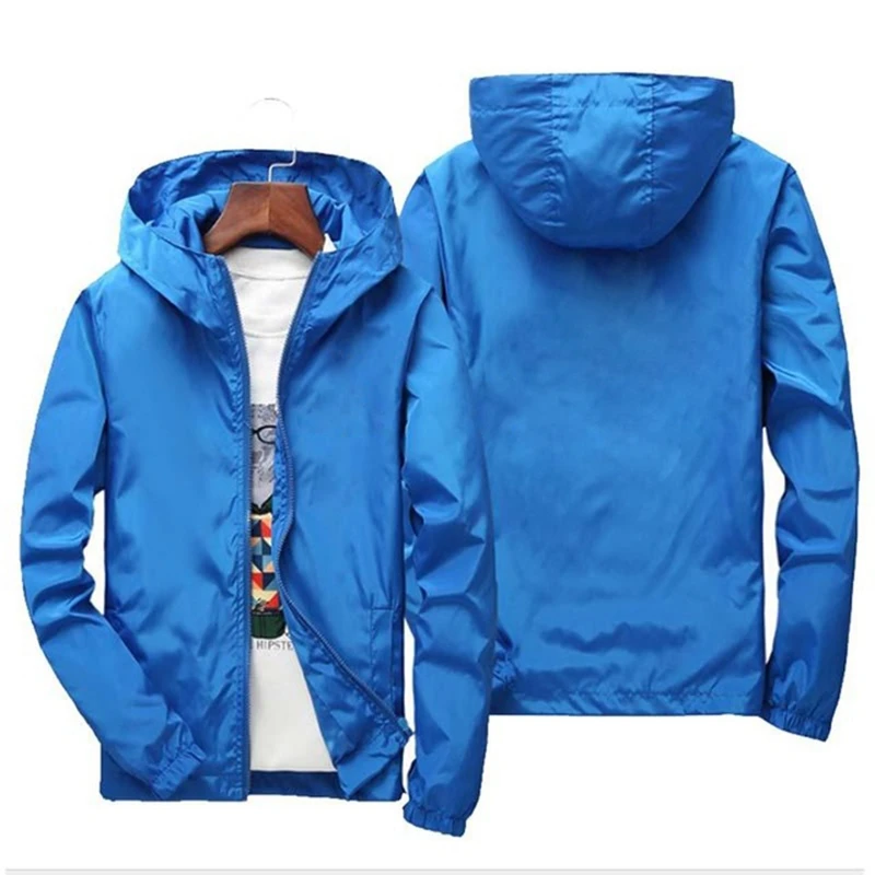 

Куртка мужская демисезонная на молнии с защитой от ветра, однотонная куртка для отдыха на открытом воздухе, работы, походов и скалолазания, 2023
