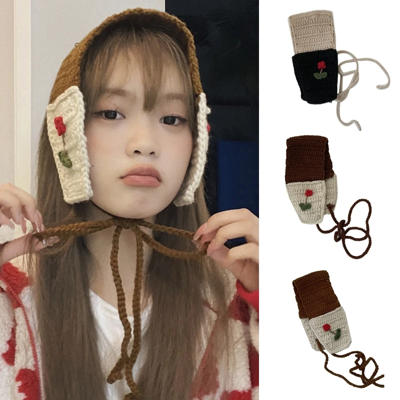 

Вязаный крючком ободок для волос, вязаный шарф, вязаный крючком шарф для волос, наушники, вязаный крючком ободок для волос, винтажный шарф дл...