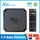 Мини-ТВ-приставка X96, Android 9,0, Amlogic S905W4, 2,4 ГГц и фото, Двойной Wi-Fi, H.265, 4K HD медиаплеер, ТВ-приставка Android PK X96mini