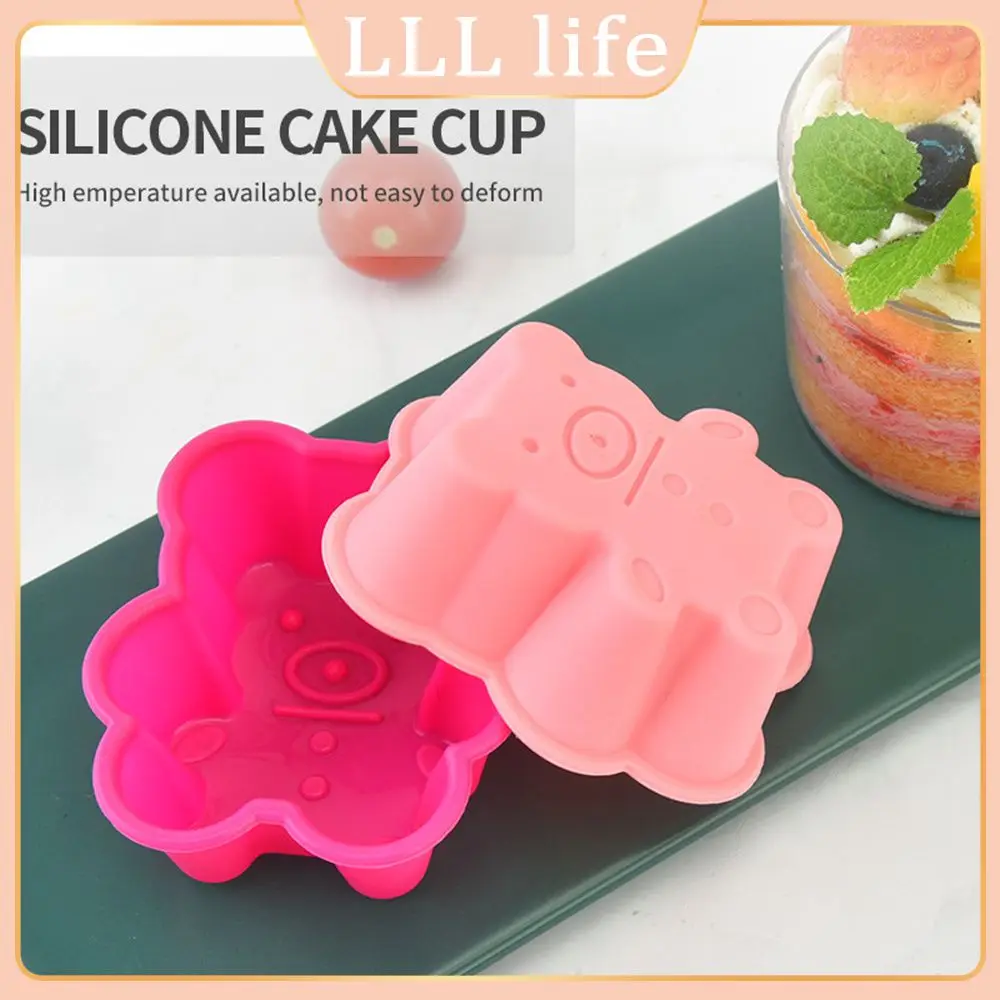 

Anti-stick Marfen Cup Food Grade Pudding Mold Silicone Cake Cup Baking Tools Kitchen Accessories