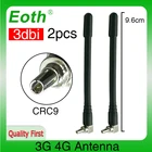 Eoth 2 шт. антенна 3G 4G lte 2  3dbi CRC9 разъем антенна маршрутизатор внешний ретранслятор антенна для беспроводного модема