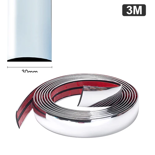 

Глянцевая декоративная накладка автомобиля, авто край окна, хромированная декоративная полоса, накладка на бампер, ударная планка 6/8/10/15/20/30 мм, автомобильные аксессуары