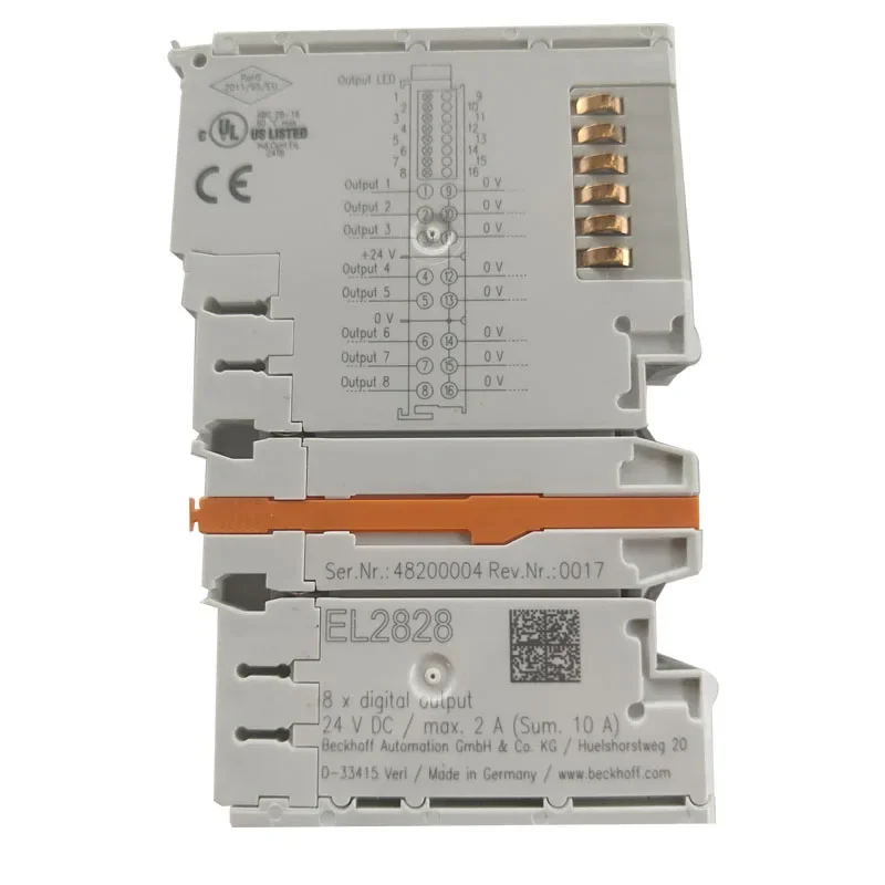 BECKHOFF EL2828 выходный клеммный модуль цифровой выход 24 В постоянного тока 2 А