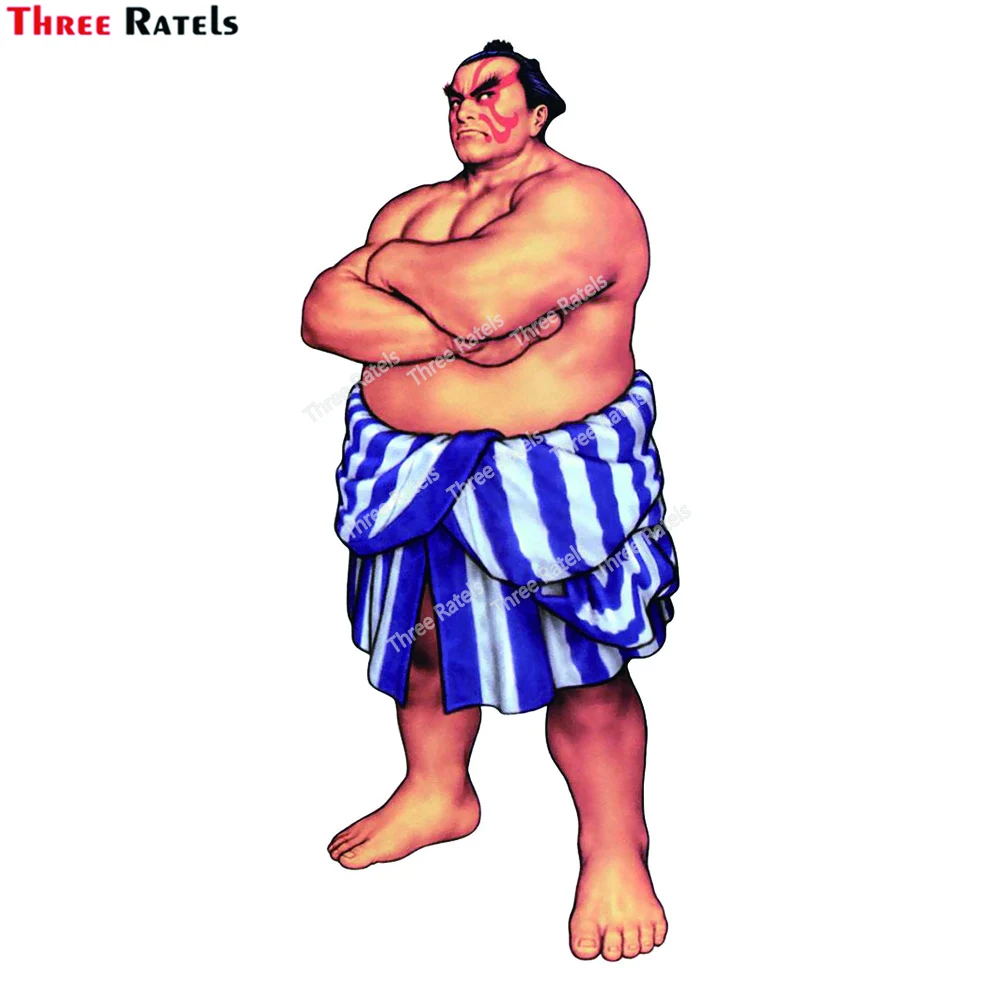 Наклейки Three Ratels H294 Edmond Honda Street Fighter для BMV E39 автомобильные аксессуары наклейки