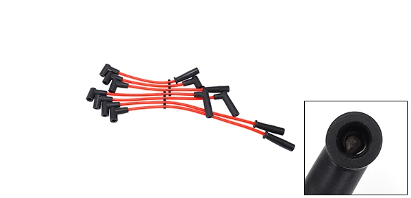 

UXCELL 7 шт. автомобильные провода для катушек свечей зажигания, жгут проводов катушки зажигания, подходит для Jeep Cherokee XJ L6 4.0L 1991-1999