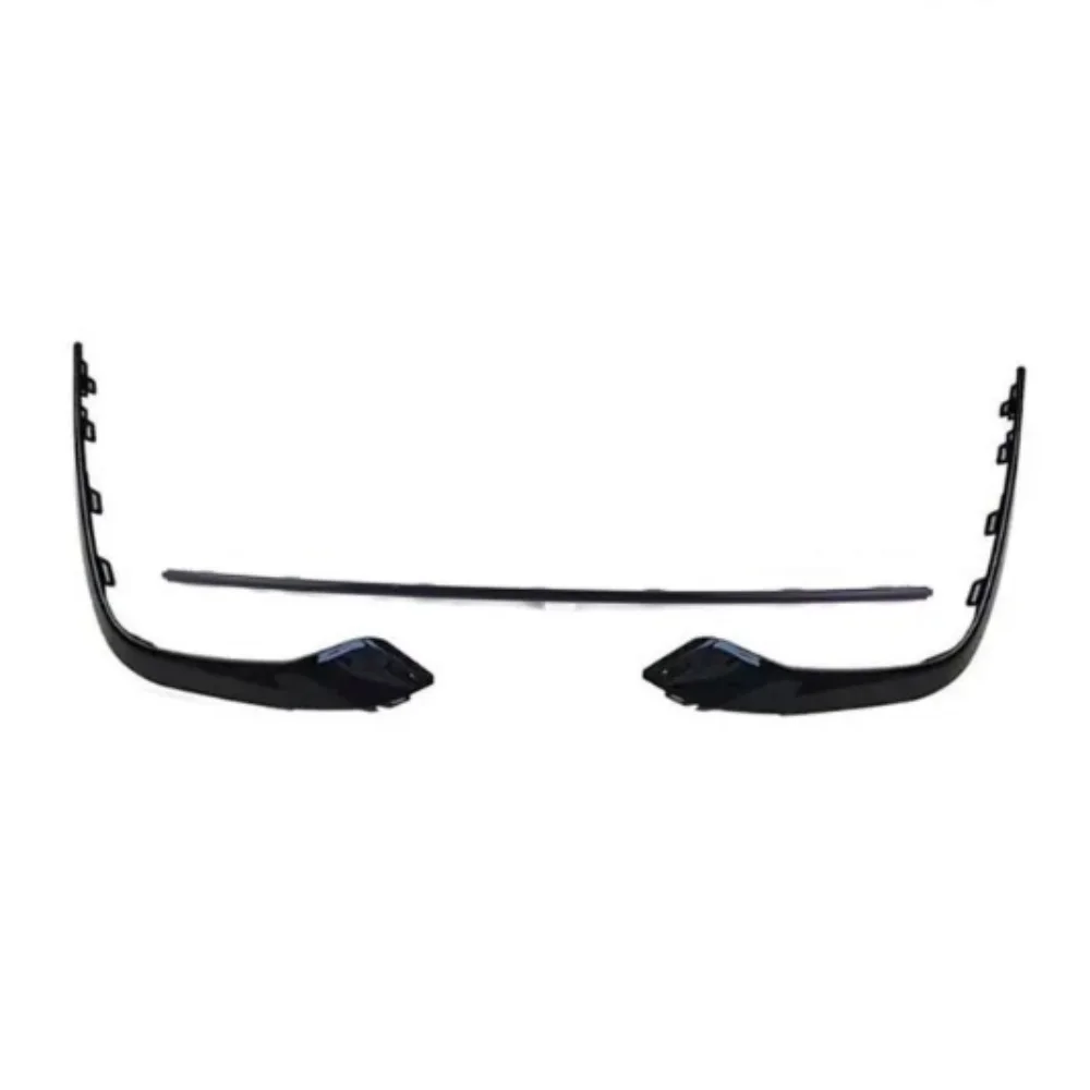 

Ярко-черные накладки на передний и задний бампер для Audi A4 B9 2020-2023 гг.