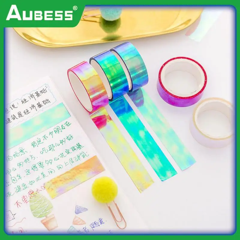 

Creative Student Sticker Candy Colors Waterproof Masking Tapes Decorative For Scrapbooking Diy Albums Korean 1pc Washi Tape