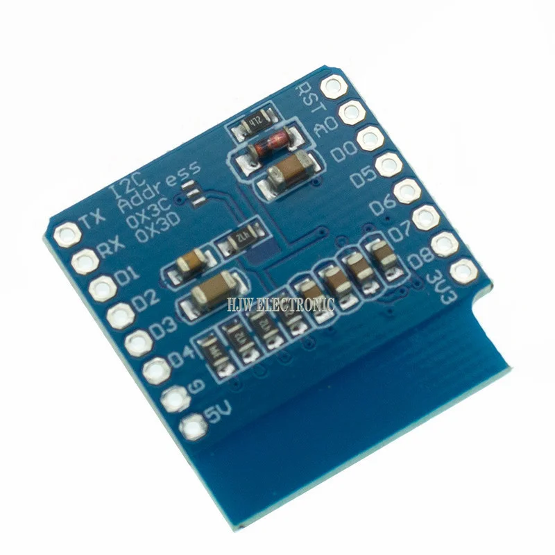 ЖК-дисплей с OLED-экраном 0 66 дюйма совместимый WEMOS D1 MINI ESP32 64X48 дисплей oled-модуль IIC I2C