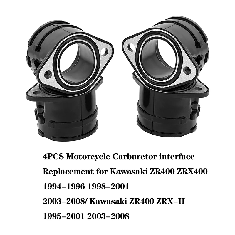 Интерфейс карбюратора мотоцикла/впуск манофы для Kawasaki ZR400 ZRX400 1994-1996 1998-2001 2003-2008 ZR
