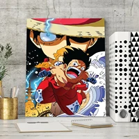 big fun anime one piece luffy chopper wanted posters home decoration wall canva poster decor