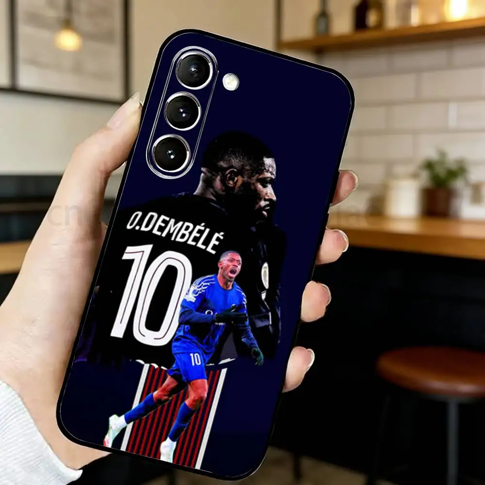 Чехол для телефона Football 10 для Samsung S20,21,22,23,24,25,26 для D-Dembele-S Ultra,Plus,Lite,FE, черный мягкий чехол (art.: 3920dbb902fcd) - 3920dbb902fcd