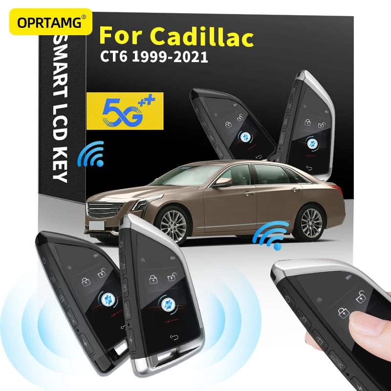 

Car Smart Remote Control Key LCD Display for Keyless Smart Key For Cadillac CT6 2000 2001 2002 2003-2018 2019 2020 2021 2022