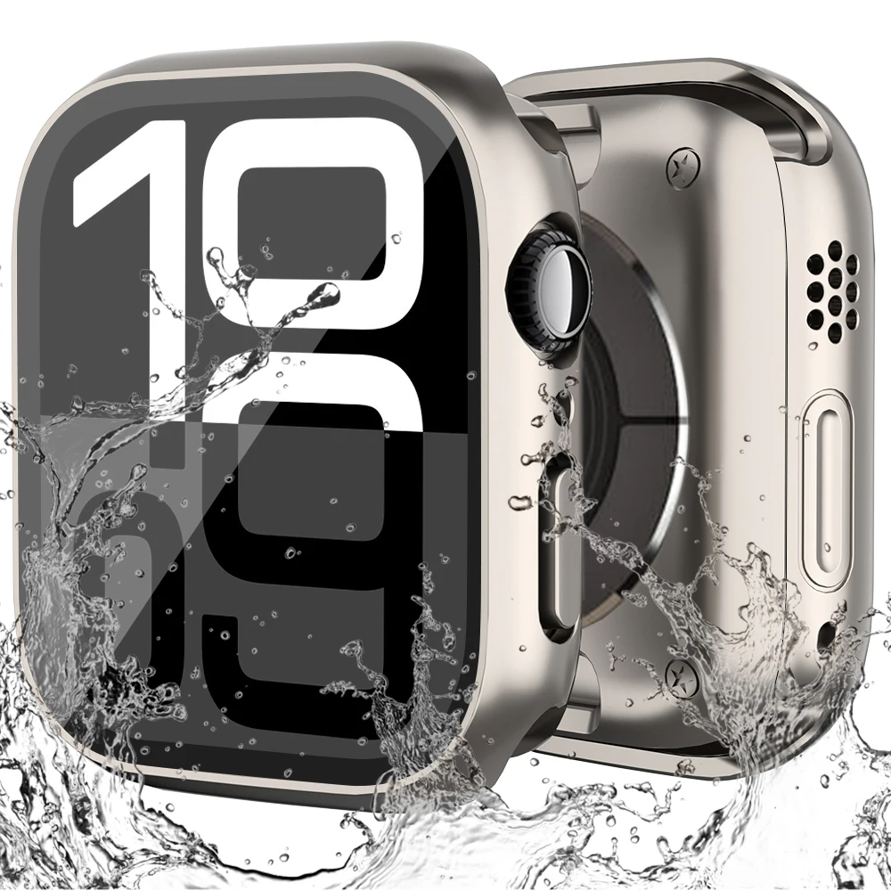 Чехол для Apple Watch чехол 46 мм 42 аксессуары Защитная пленка экрана HD закаленное